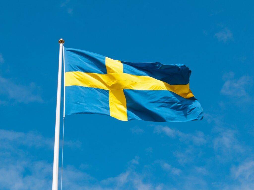 sweden, flag, swedish flag
