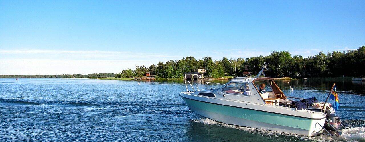 summer, boat, sea