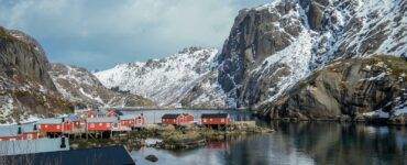 Cabins beside Lake