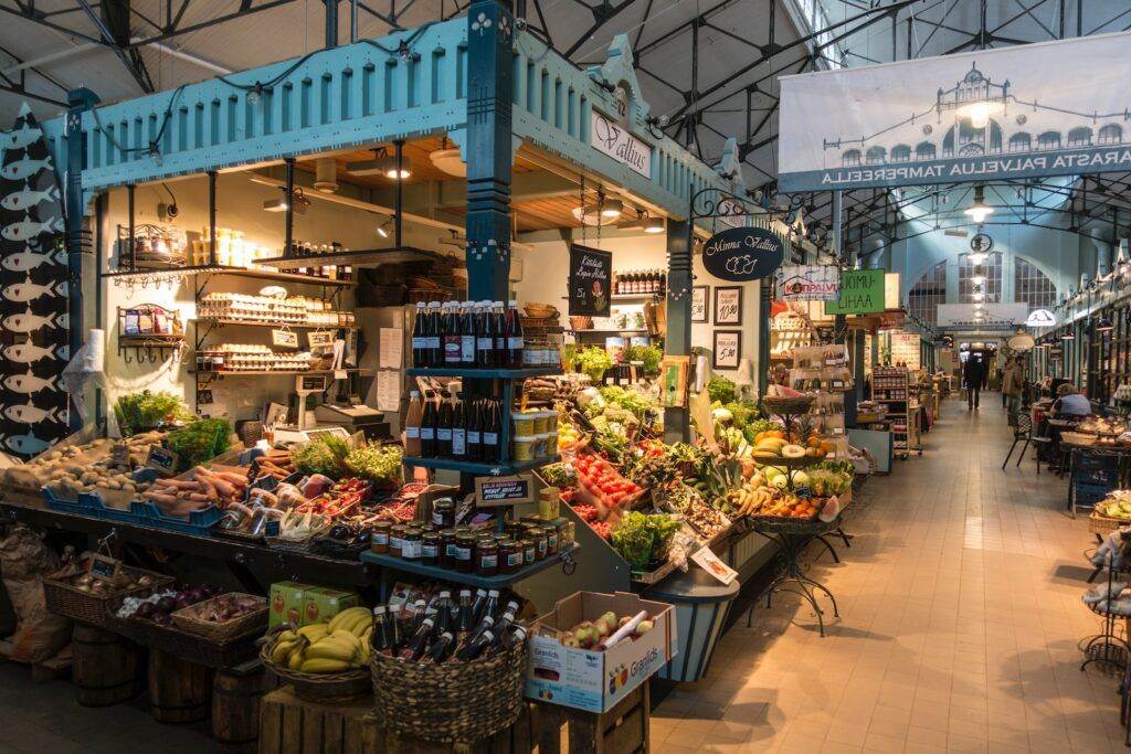 a grocery store filled with lots of fresh produce