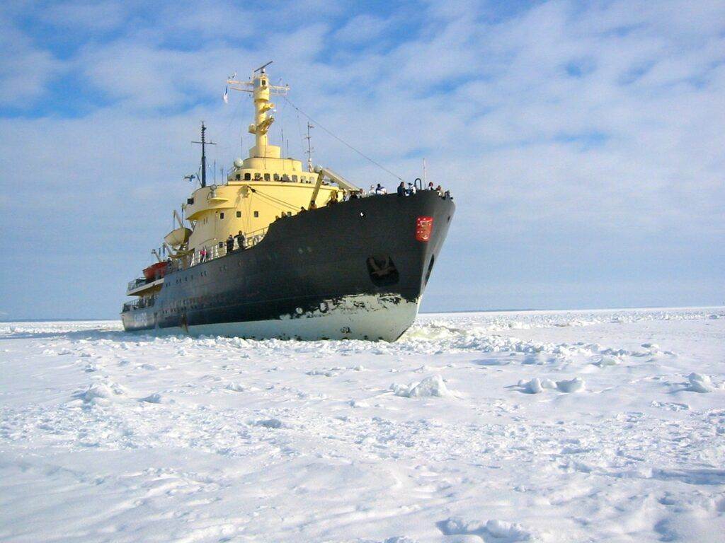 icebreaker, gulf of bothnia, mer de glace