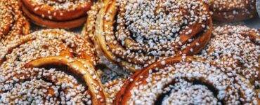 brown donuts with chocolate sprinkles